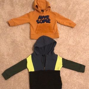 Two 2T hoodies